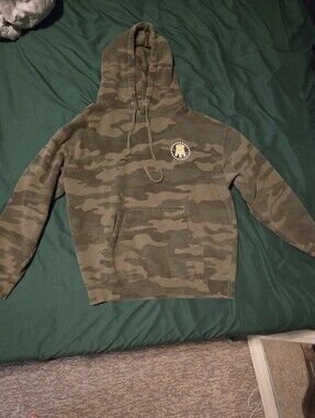 Barstool Sports Camo Pullover Hoodie Sweatshirt Approx Size Medium